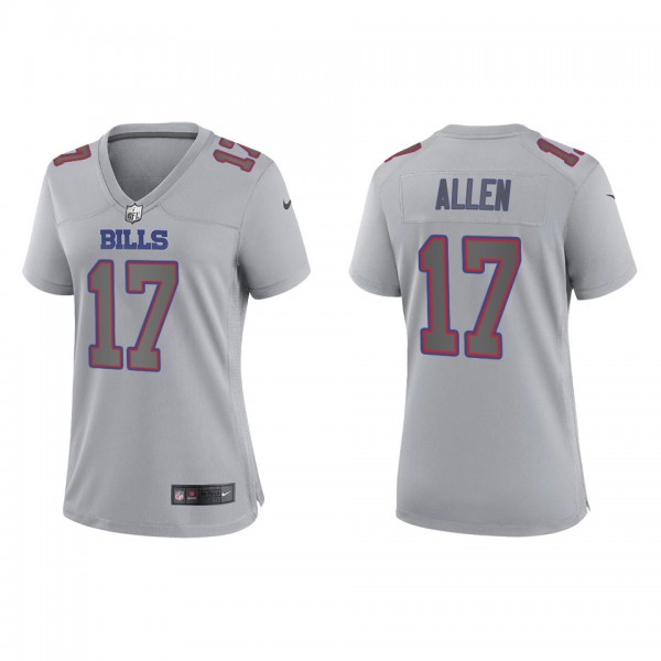 Josh Allen Women's Buffalo Bills Gray Atmosphere F...