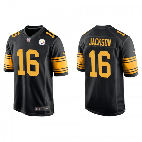 Men's Pittsburgh Steelers Josh Jackson Black Alter...