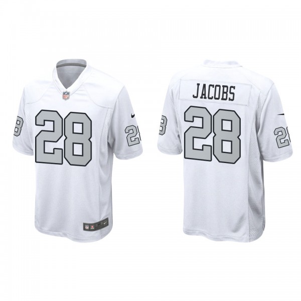 Men's Las Vegas Raiders Josh Jacobs White Alternat...