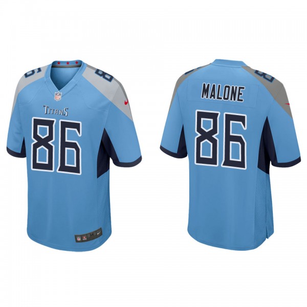 Men's Tennessee Titans Josh Malone Light Blue Game...