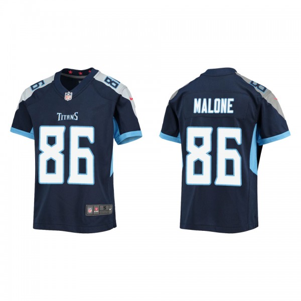 Youth Josh Malone Tennessee Titans Navy Game Jerse...