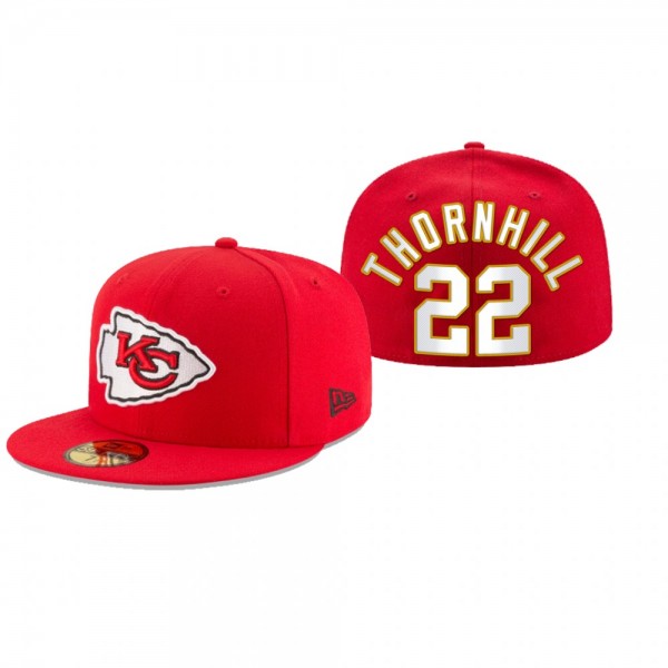 Kansas City Chiefs Juan Thornhill Red Omaha 59FIFTY Fitted Hat