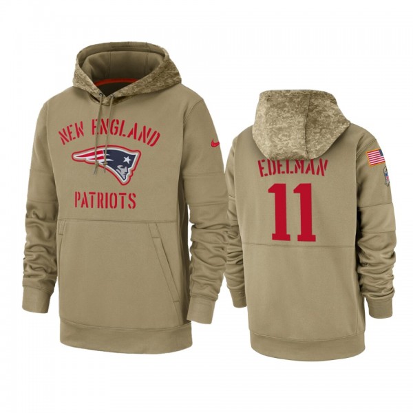 New England Patriots Julian Edelman Tan 2019 Salut...