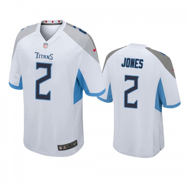 Tennessee Titans Julio Jones White Game Jersey