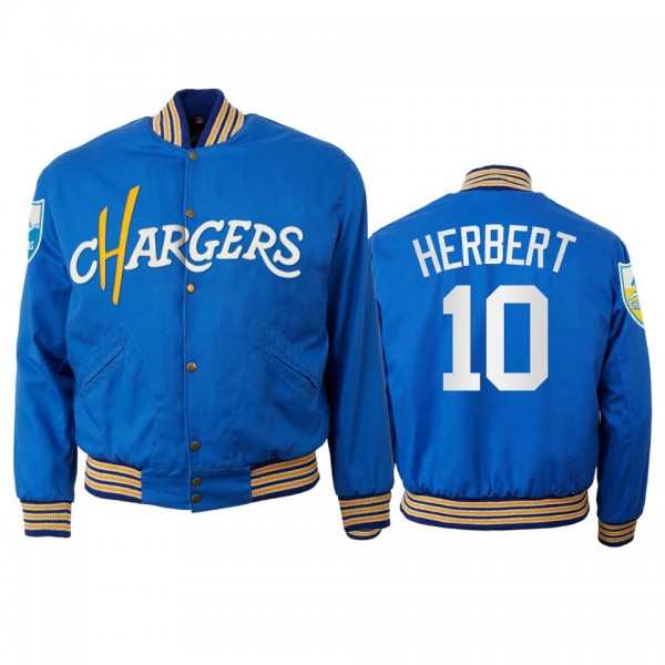 Los Angeles Chargers Justin Herbert Royal 1960 Aut...