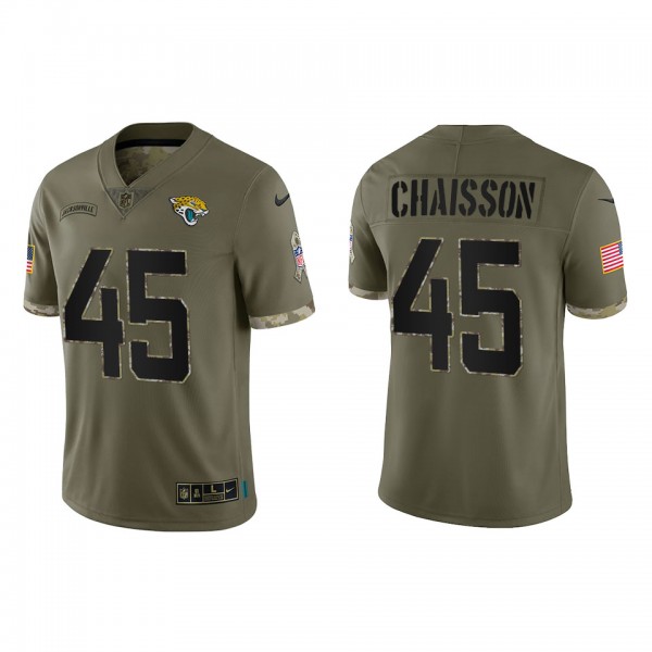 K'Lavon Chaisson Jacksonville Jaguars Olive 2022 S...