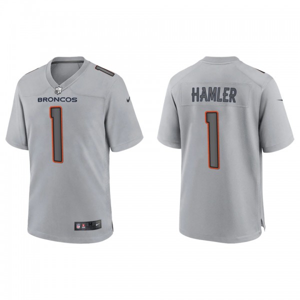 K.J. Hamler Men's Denver Broncos Gray Atmosphere F...