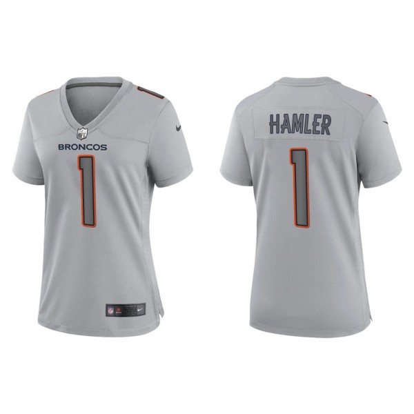K.J. Hamler Women's Denver Broncos Gray Atmosphere...