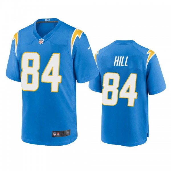Los Angeles Chargers K.J. Hill Powder Blue Game Je...