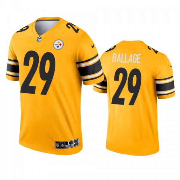 Pittsburgh Steelers Kalen Ballage Gold 2021 Invert...