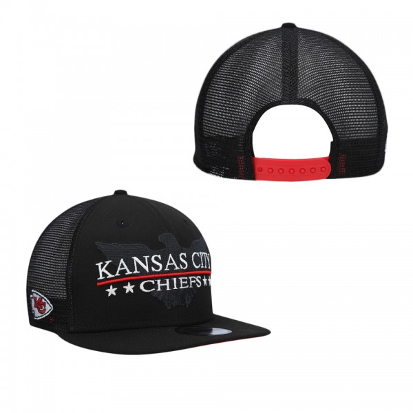 Men's Kansas City Chiefs Black Totem 9FIFTY Snapback Hat