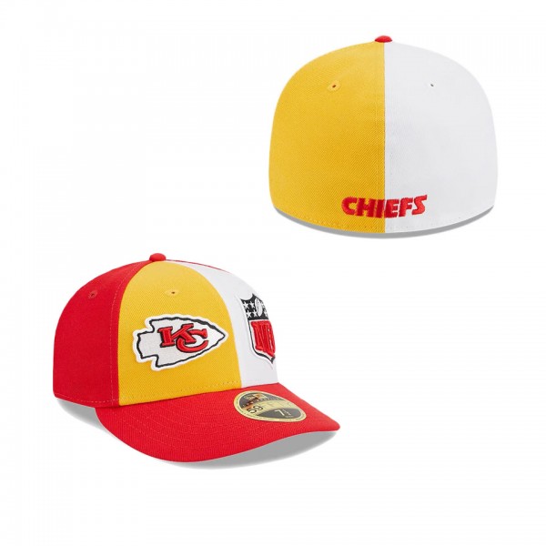 Men's Kansas City Chiefs Gold Red 2023 Sideline Lo...