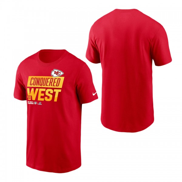 Men's Kansas City Chiefs Nike Red 2022 AFC West Di...