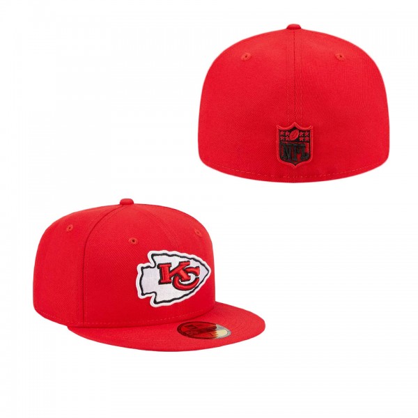 Men's Kansas City Chiefs Red Main 59FIFTY Fitted H...