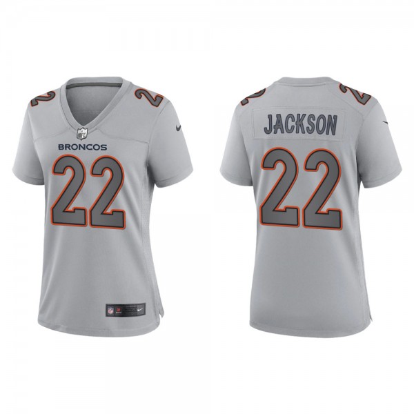 Kareem Jackson Women's Denver Broncos Gray Atmosph...
