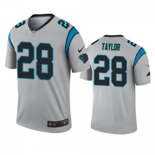 Carolina Panthers Keith Taylor Silver Inverted Legend Jersey
