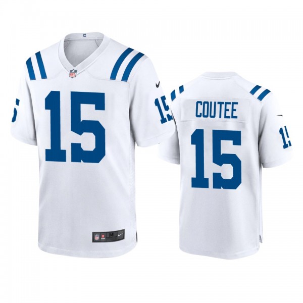 Indianapolis Colts Keke Coutee White Game Jersey