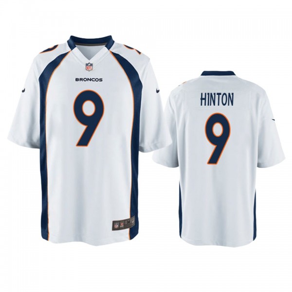 Denver Broncos Kendall Hinton White Game Jersey