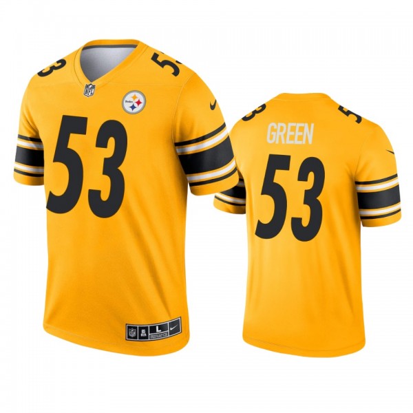 Pittsburgh Steelers Kendrick Green Gold 2021 Inver...