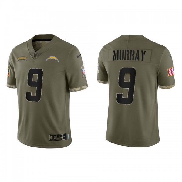 Kenneth Murray Los Angeles Chargers Olive 2022 Salute To Service Limited Jersey