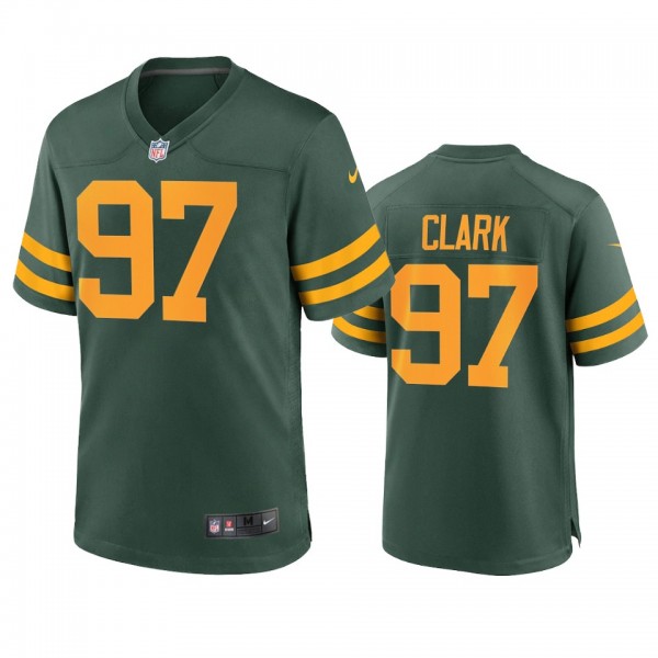 Green Bay Packers Kenny Clark Green Alternate Game...