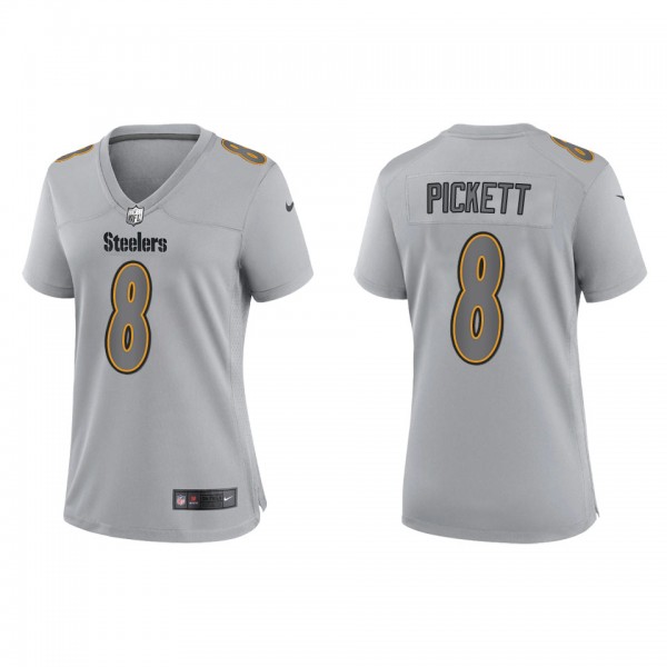 Kenny Pickett Women's Pittsburgh Steelers Gray Atm...
