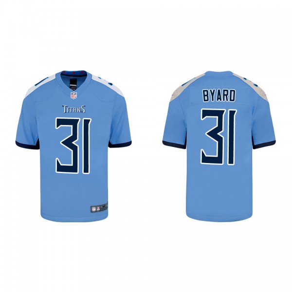 Youth Kevin Byard Tennessee Titans Light Blue Game Jersey