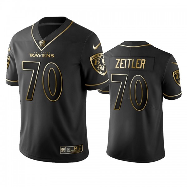 Kevin Zeitler Ravens Black Golden Edition Vapor Li...