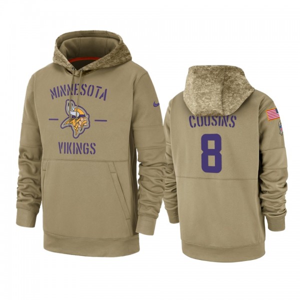 Minnesota Vikings Kirk Cousins Tan 2019 Salute to ...