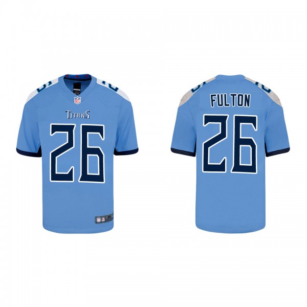 Youth Kristian Fulton Tennessee Titans Light Blue ...