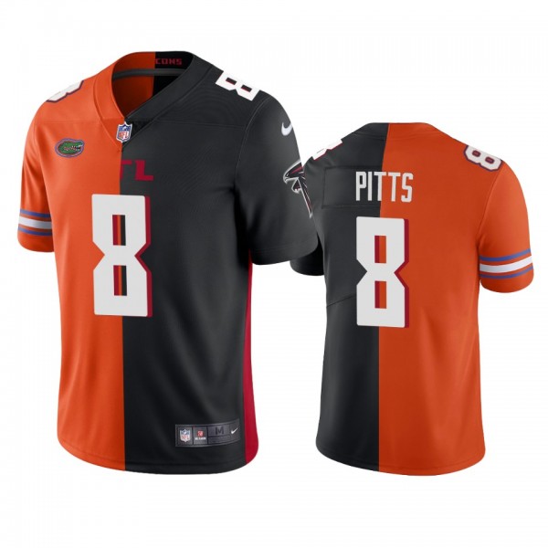 Atlanta Falcons Kyle Pitts Orange Black 2021 NFL D...