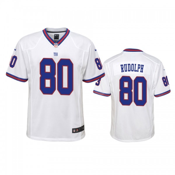 New York Giants Kyle Rudolph White Color Rush Game Jersey