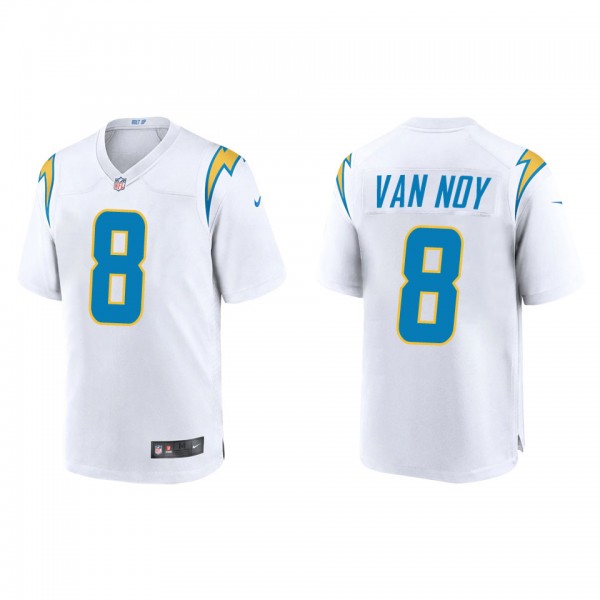 Men's Los Angeles Chargers Kyle Van Noy White Game...