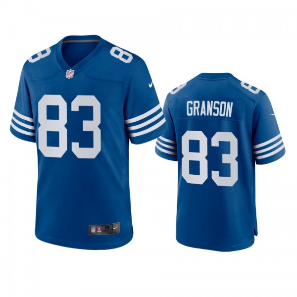 Indianapolis Colts Kylen Granson Royal Alternate G...