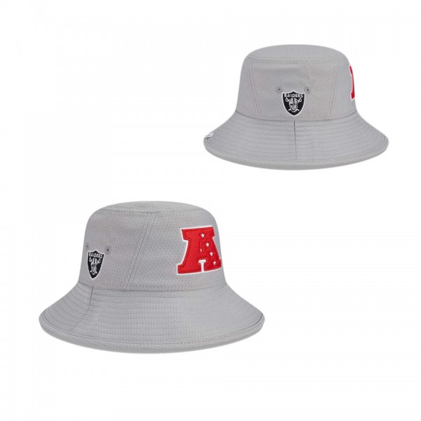 Men's Las Vegas Raiders Gray 2024 Pro Bowl Bucket Hat