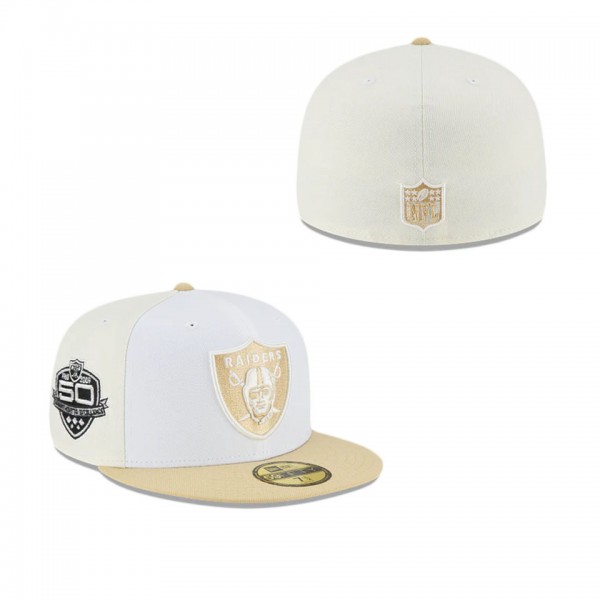 Las Vegas Raiders Just Caps Drop 25 59FIFTY Fitted Hat