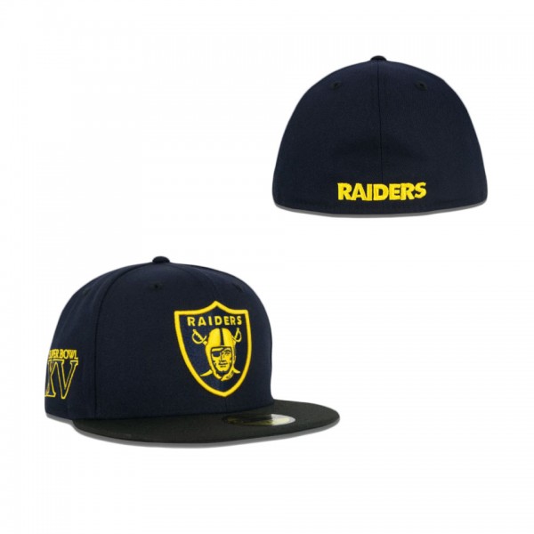 Las Vegas Raiders Lightning 59FIFTY Fitted Hat
