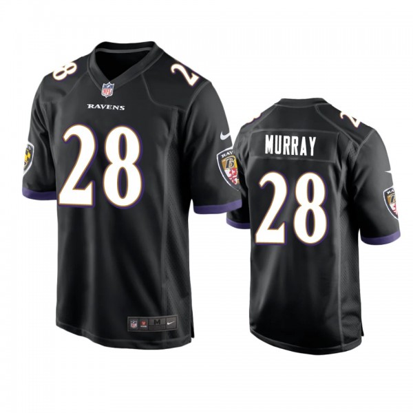 Baltimore Ravens Latavius Murray Black Game Jersey