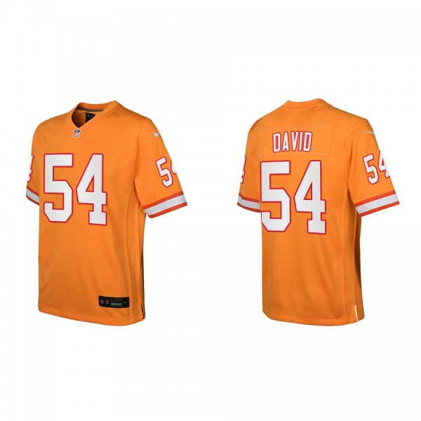 Lavonte David Youth Tampa Bay Buccaneers Orange Th...