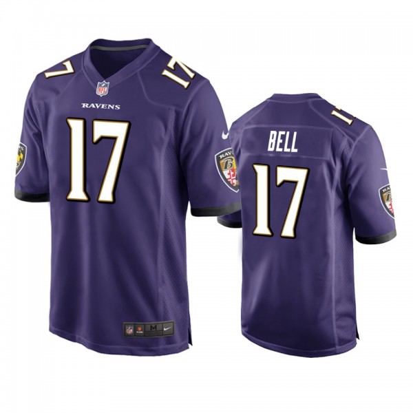 Baltimore Ravens Le'Veon Bell Purple Game Jersey