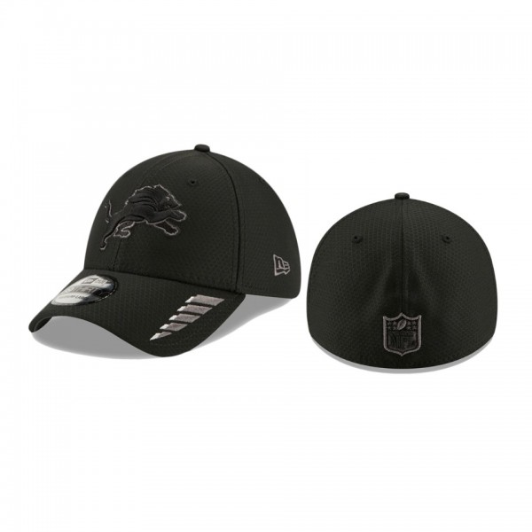 Detroit Lions Black Rush 39THIRTY Flex Hat