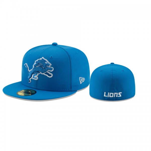 Detroit Lions Blue Team Basic 59FIFTY Fitted Hat