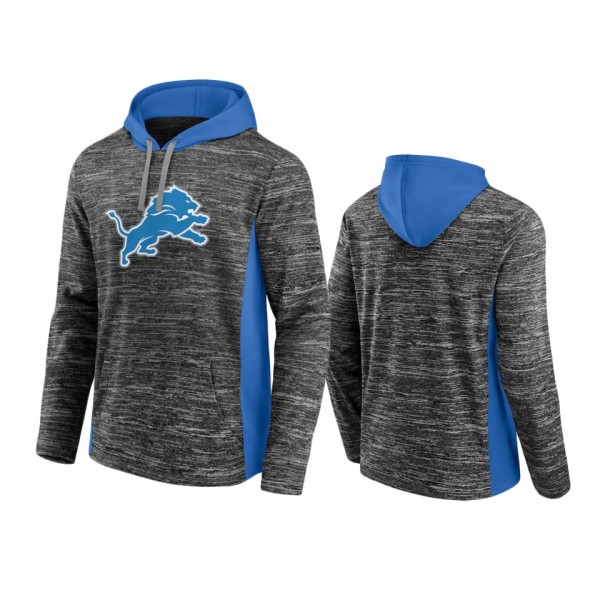 Detroit Lions Charcoal Blue Instant Replay Pullove...