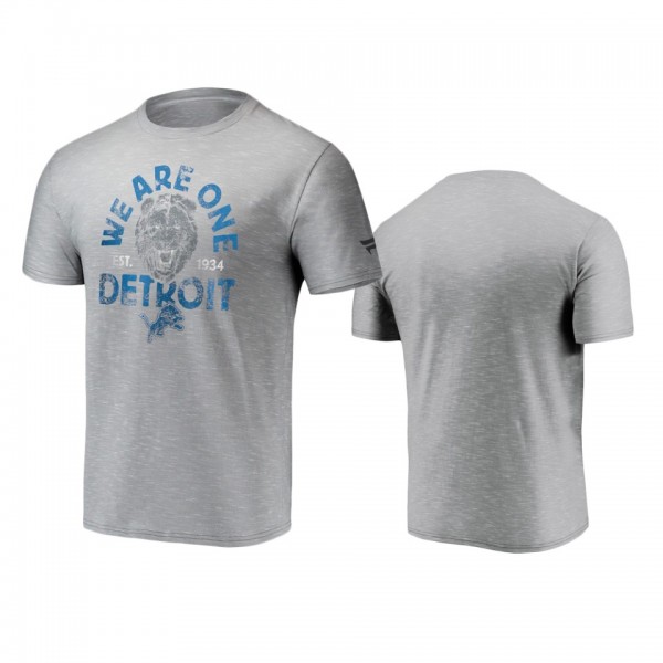 Detroit Lions Gray Space Dye Hometown T-Shirt