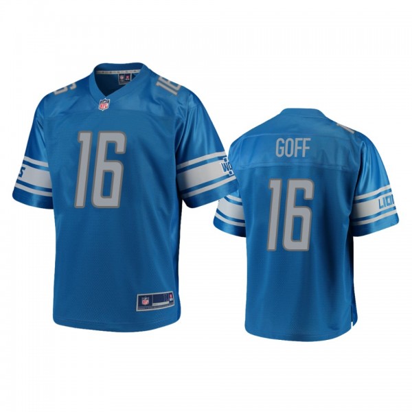 Detroit Lions Jared Goff Blue Pro Line Jersey - Me...