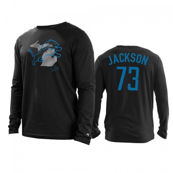 Detroit Lions Jonah Jackson Black State Long Sleeve T-shirt