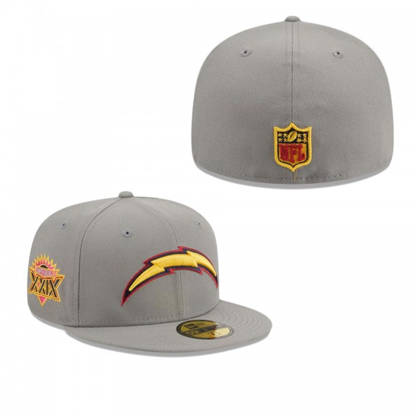 Men's Los Angeles Chargers Gray Color Pack 59FIFTY...