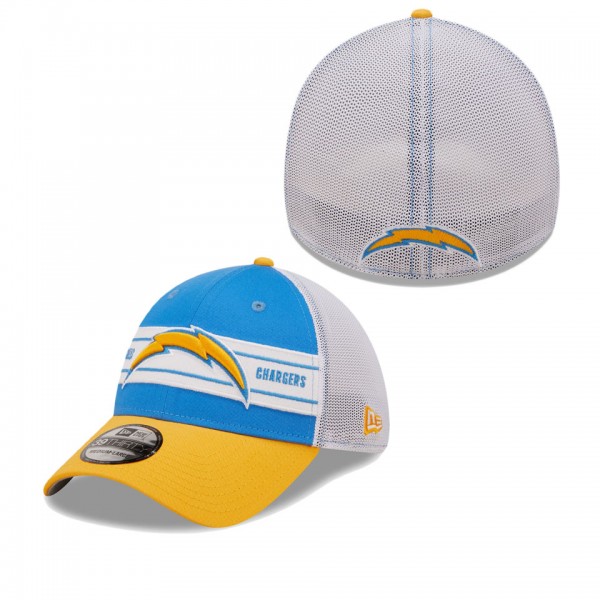 Men's Los Angeles Chargers Powder Blue Gold Team B...