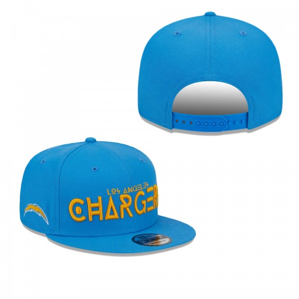 Men's Los Angeles Chargers Powder Blue Word 9FIFTY...