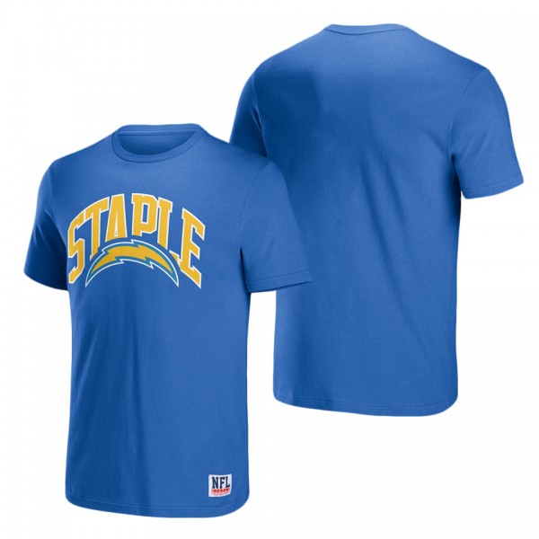 Men's Los Angeles Chargers NFL x Staple Blue Logo ...